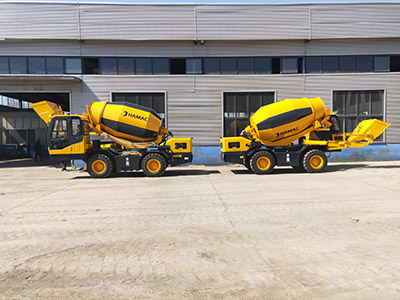 <b>Hamac 4 sets of HMC350 self loading concrete mixer South America this May 2019</b>