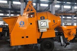 DHBT15 Diesel Engine Concrete Mixer with Pump in Mali