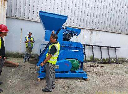 JS500 Twin Shaft Concrete Mixer in Guatemala