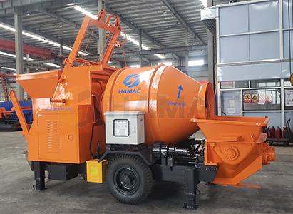 DHBT15 CONCRETE MIXER PUMP WAS DELIVERED TO CROATIA